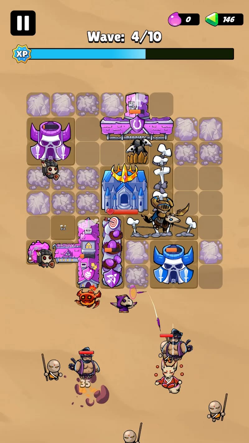 Hell Merge TD screenshot