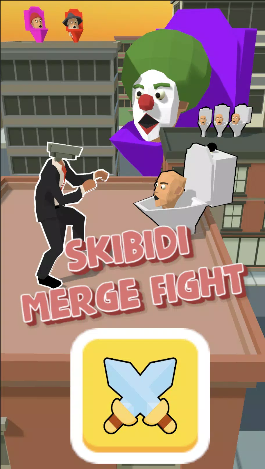 Skibidi Toilet Merge Fight screenshot